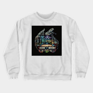 Synth Fusion Crewneck Sweatshirt